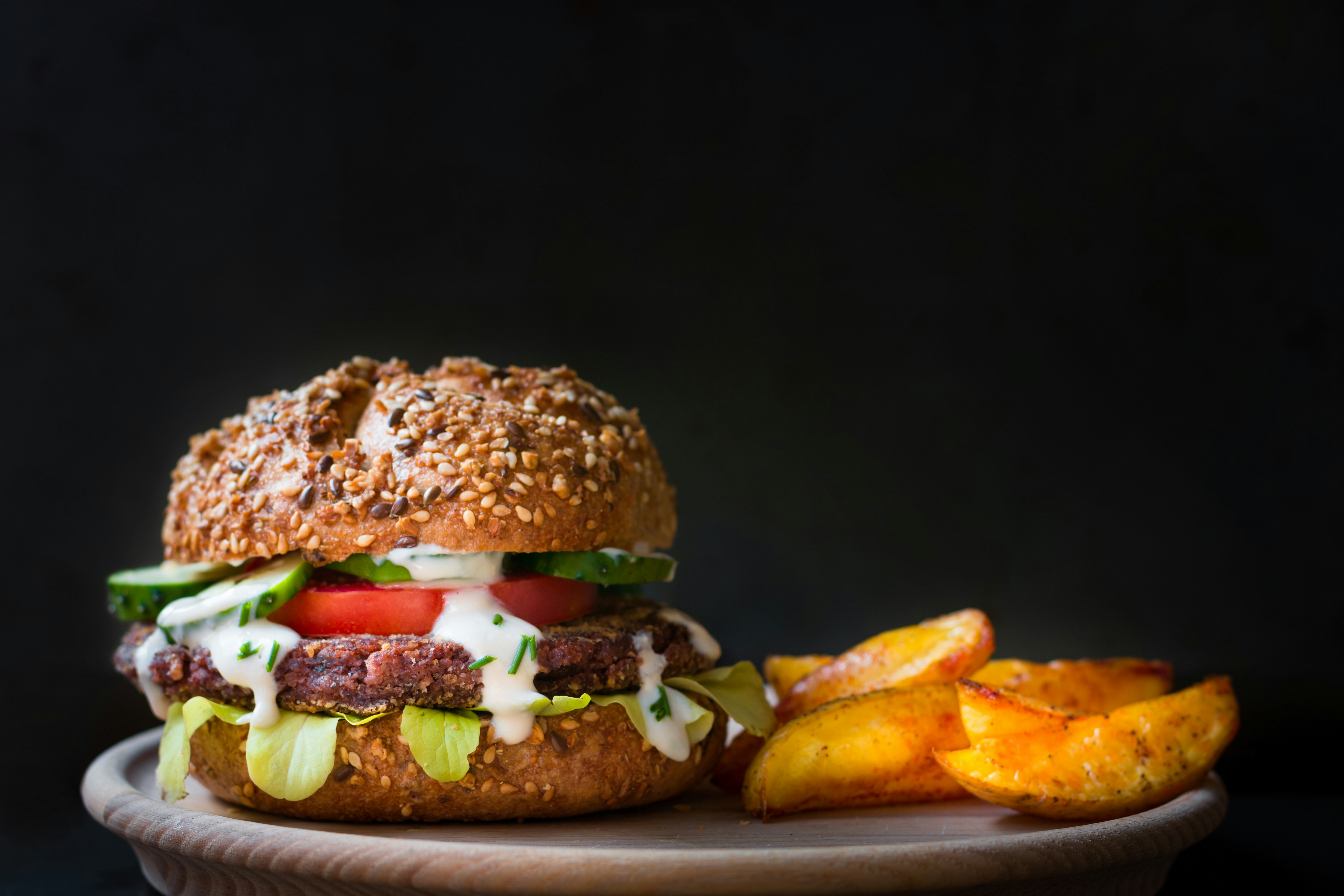 veggie burger